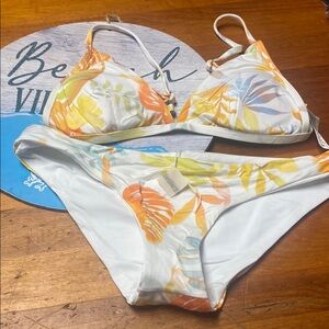 L*Space Leaf Print Bikini Set